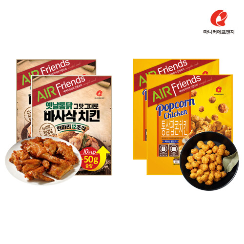AK몰_마니커에프앤지 바사삭치킨한마리 550g(2봉) + 통살팝콘치킨 300g(2봉):: 위메프 Ak몰_마니커에프앤지 바사삭치킨한마리 550G(2봉) + 통살팝콘치킨 300G(2봉):: 위메프