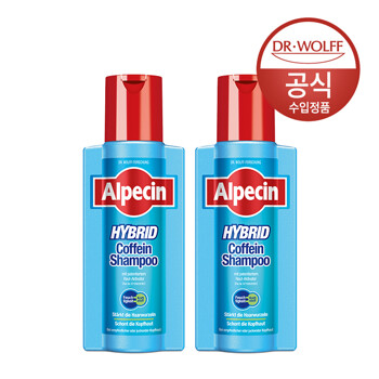알페신 하이브리드 카페인 샴푸(건성 두피용)250ml x2