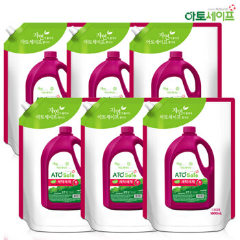 아토세이프 세탁세제 (1.8L 6개)/아토세이프세제/중성세제/액체세제/효소세제