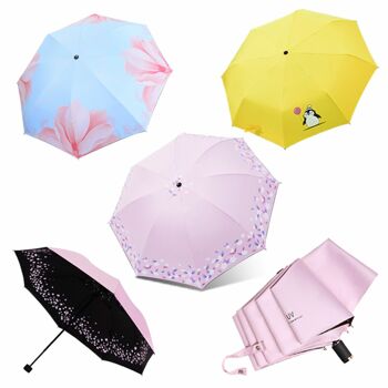 (1+1) 자외선 차단 3단 암막 양산/우산