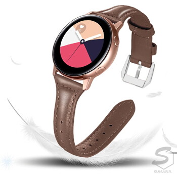 핏빗 버사1 Fitbit Versa 호환 스마트워치 심플 슬림 가죽 밴드 시계줄 스트랩