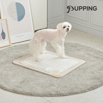 퍼핑 강아지배변판 논슬립 실리콘 배변매트 중형
