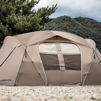로티캠프 제로스트 R1 거실형 리빙쉘 텐트 4-5인용 블랙코팅 루프 플라이