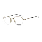 몽블랑 명품 안경테 MB0129O 002 반무테 메탈 남자 여자 안경