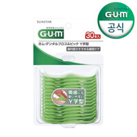  GUM 검 치과 앵글드 손잡이형 스마트 치실(30p) (898) 6개
