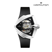 [해밀턴] H24625330 벤츄라 XXL 스켈레톤 오토매틱 45.5mm x 46mm 블랙 러버 남성 시계