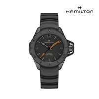 [해밀턴] H77845330 카키 네이비 프로그맨 오토매틱 46mm 블랙 러버 남성 시계