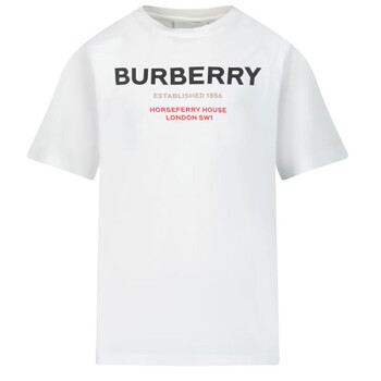 [BURBERRY] 23SS 키즈 로고 프린팅 크루넥 티셔츠 8064570