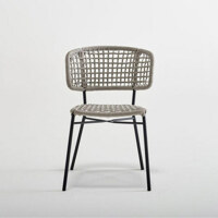 패브릭 로프디자인 모던 카페 디자인 체어 의자(2색) 안락 업소 1인 인테리어 유럽