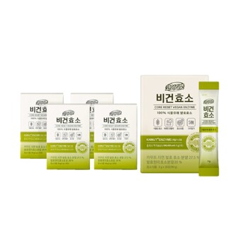 [유한건강생활] 뉴오리진 카무트 비건효소 인절미맛(30포) 5개입