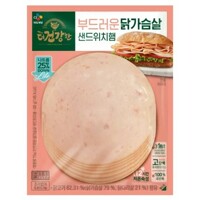 [새벽배송] CJ 닭가슴살 샌드위치햄 90g