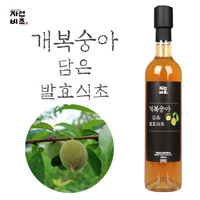 자연비초 개복숭아담은 발효식초 500ml 천연발효식초