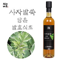 자연비초 사자발쑥담은 발효식초 500ml 천연발효식초