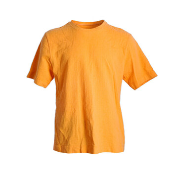 빈티지 100 오렌지 코튼 올오버 FF 모티브 남성 반팔 티셔츠 FA0936 PC0283 CL00 047