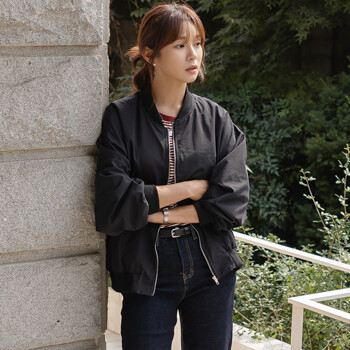 [66-110] 자체제작 봄버 데일리 항공 집업 점퍼