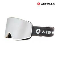 에어워크 스키 보드 고글 안경병용 AW-800 탈부착 화이트 실버렌즈