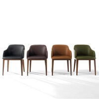 유씨엠 네즈 카페 북유럽 인테리어 DIY 가죽 체어 의자 4color