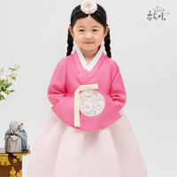 [금동이한복] AW205 여분홍꽃당의 아동한복 여아한복