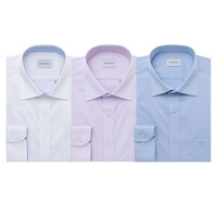 [예작셔츠]긴소매 슬림핏 스판 솔리드 배색 YJ4SIR300