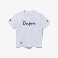 [뉴에라키즈] MLB LA 다저스 올드 스크립트 티셔츠 헤더 그레이 (14310268)