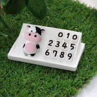 향내소 주차번호판 새차선물 행운 젖소 황소 재물운 귀여운 디퓨저선물 번호판