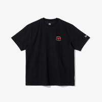 [뉴에라][공용]레트로 무드 스케이트보드 티셔츠 블랙(14179019)