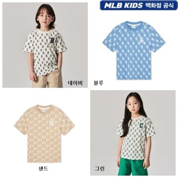 [MLB 키즈] 전판 클래식 모노그램 티셔츠 7ATSM0143