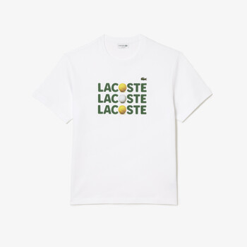  [라코스테남성]헤비저지 레터링 & 볼 그래픽 티셔츠 TH7370-54G