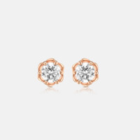 디아만테 다이아몬드 2부 14K 로즈 귀걸이 A241DE0142R4A