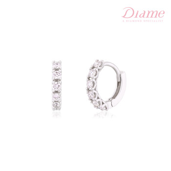 [다이아미] 데이지 카리나 18K 골드 랩그로운 다이아몬드 귀걸이 FGDE1178WLAB