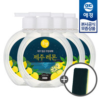 [애경] 순샘 제주 레몬 항균 주방세제 용기 500ml x4개