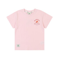[캉골키즈]NYBG 백 프루트 그래픽 티셔츠 QB 0404 핑크
