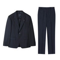 [CUSTOMELLOW] silk blended two tone navy suit_CWFBX24201NYX_CWFCX24201NYX