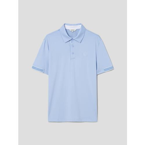 [빈폴골프] 남성 메쉬 믹스 반소매 칼라 티셔츠  스카이 블루 (BJ4442B72Q)