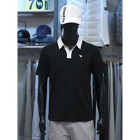 팜스프링 세이브존03 남성 골프 여름 배색 오픈 카라 반팔 티셔츠 AFASTSM232187