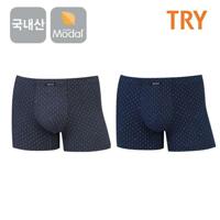 TRY 국내산 남성 모달소재 위버 드로즈팬티 속옷(택1)