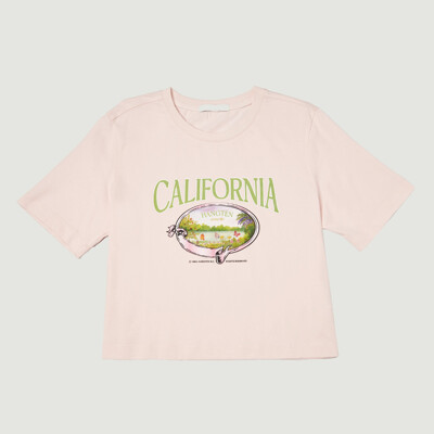 여성 캘리포니아 그래픽 티셔츠_532