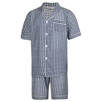 [파파브로] 얇고 가벼운 여름 남자 가성비 잠옷 세트 HW-PA-2125CC-C-블루