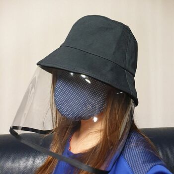 안면보호 투명 마스크 모자