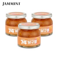 JAMMMINT 74프로 살구잼 165g 3병