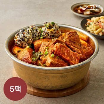 [고른] 매운 돼지갈비찜 500g 5팩 (1팩, 2인분)