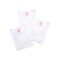 [브룩스브라더스] BB_수피마 코튼 브이넥 티셔츠 3팩 세트 (화이트) (BBAUMM1859AES)