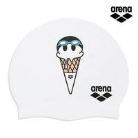 [아레나수영복] 아이스크림 실리콘수모 A4AC1AC15WHT