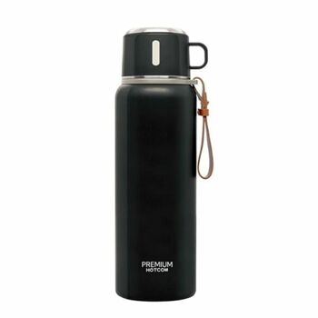 텀블러 보온 보냉 물병 핫콤 보온병 보냉병 보틀 900ml 블랙