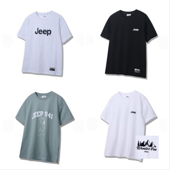 [지프] JEEP 공용 로고 반팔 티셔츠 6종 택1  