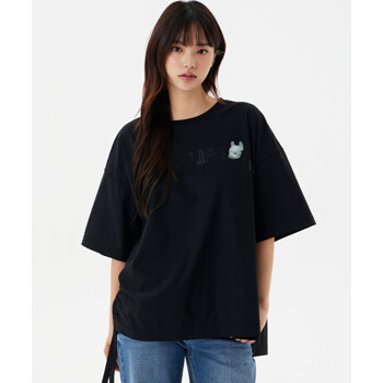 [라이프워크] [LW242TS884] 여성) 벤츄리 언밸런스 반팔 티셔츠