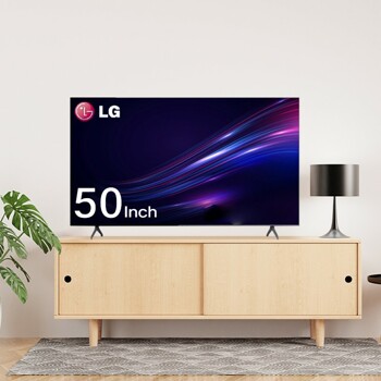 [S급리퍼] LG전자 50인치 4K UHD 스마트 TV 스탠드 무료 설치배송