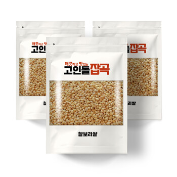 고인돌잡곡 국내산 찰보리쌀 찰보리 500g+500g+500g