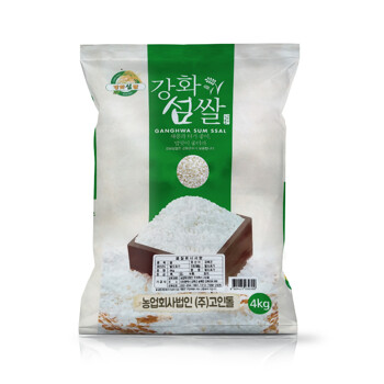 고인돌 쌀4kg 강화섬쌀 백미