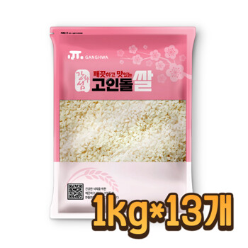 고인돌 쌀13kg(1kgx13개) 강화섬쌀 백진주